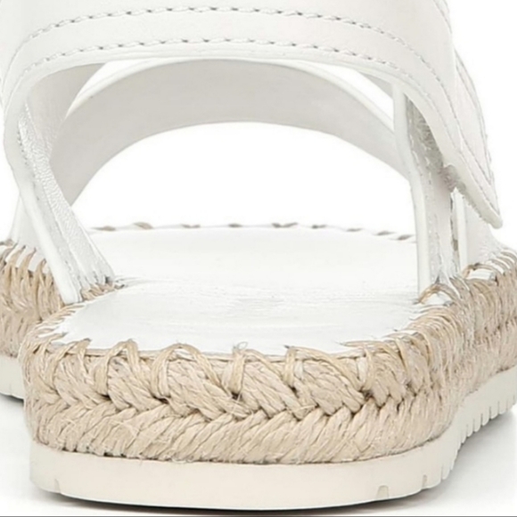 VINCE White Leather Sandals - Picture 8 of 11